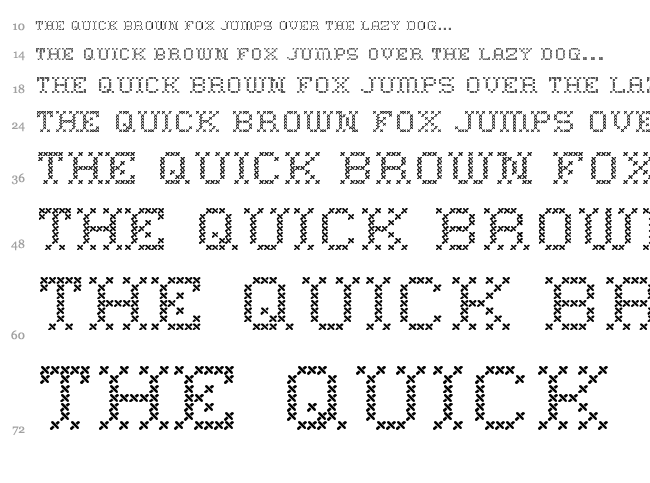 Home Sweet Home font waterfall